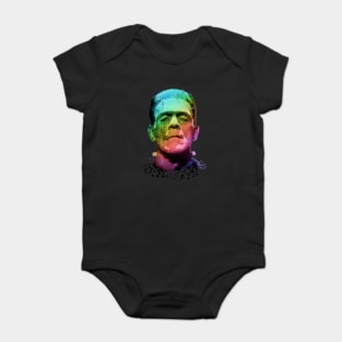 Frankenstein - rainbow Baby Bodysuit